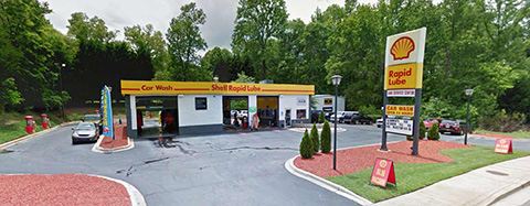 Exterior of Building | Shell Rapid Lube and Service Center